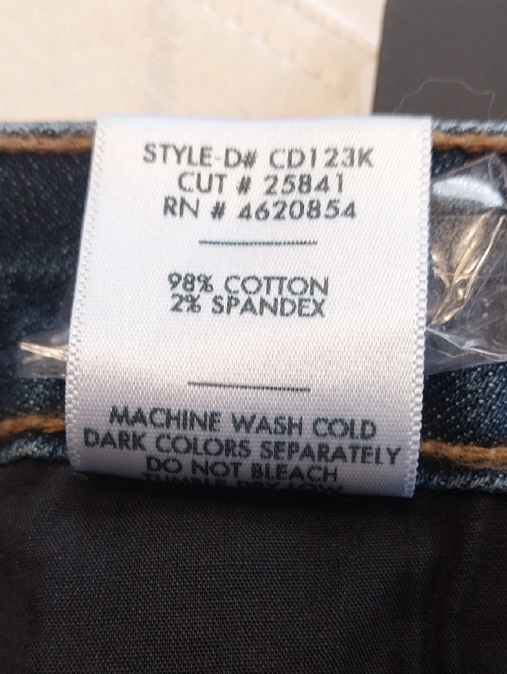 Just Black Stitch Fix NWT Tatiana Denim Skirt Size Large Indigo Blue Frayed Hem - Picture 11 of 12